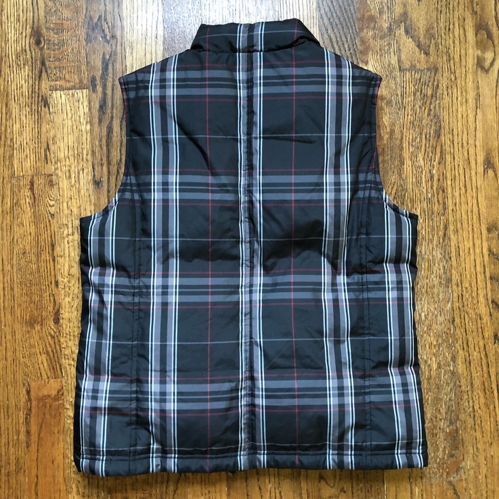 Charter Club Plaid Puffer Vest - Picture 6 of 7